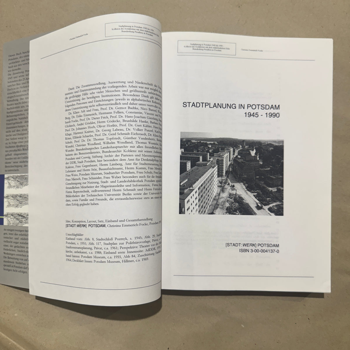 JETZT ERHÄLTLICH Stadtplanung in Potsdam 1945-1990