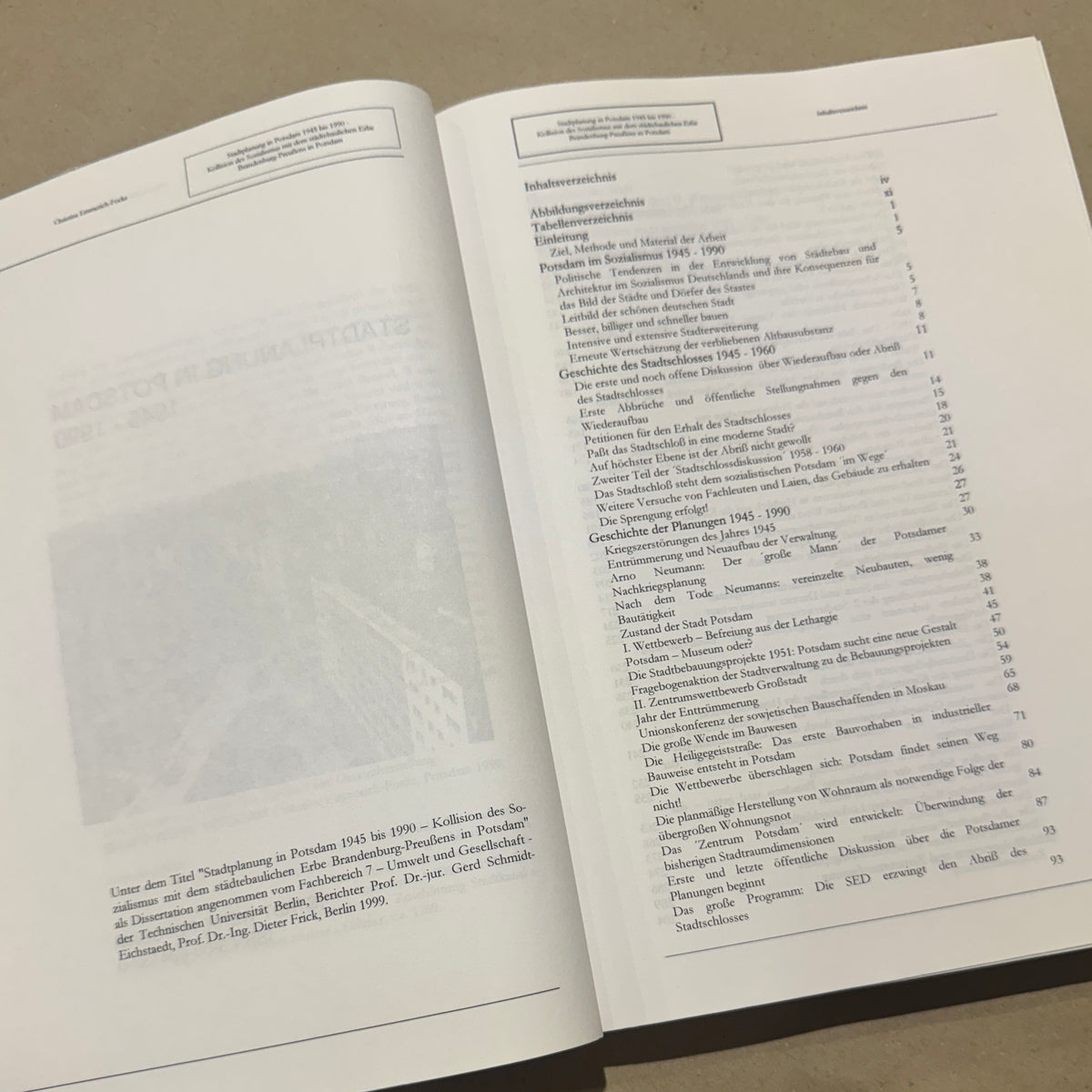 JETZT ERHÄLTLICH Stadtplanung in Potsdam 1945-1990